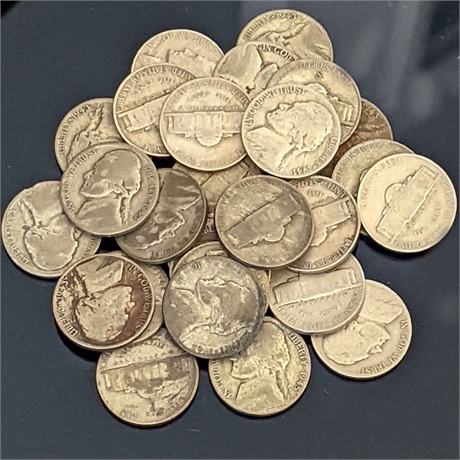(26) 1940's Wartime Nickels