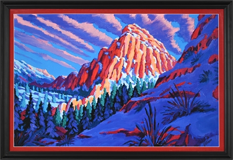Vincent Petersen Winter Mountain Landscape