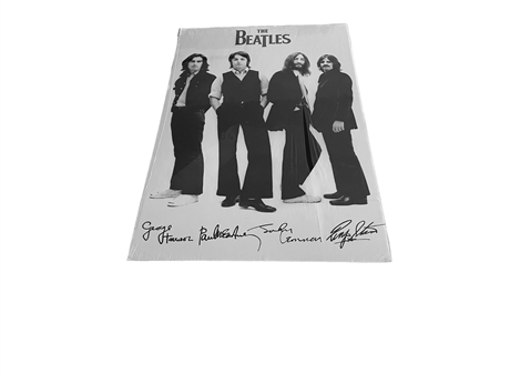 Collectible - Signed Beatles Poster Repro