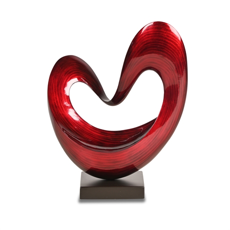 Abstract Heart Sculpture