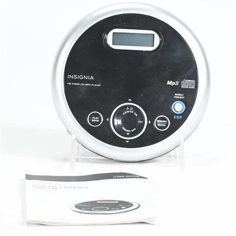 Insignia Portable CD Player with FM