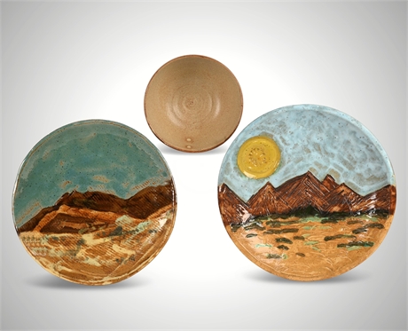 Val Fernandez Original Southwest Pottery – 2 Signed Pieces