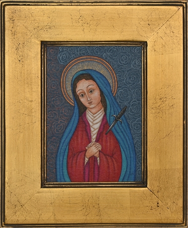 Lynn K. Miyake "Our Lady of Sorrows" Original Painting