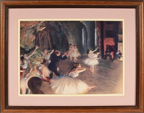 Framed Degas Print