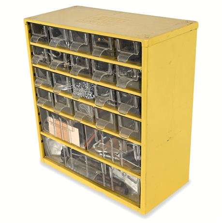 Montgomery Ward Powr Kraft, 23 Drawers — Washers, Hooks & More