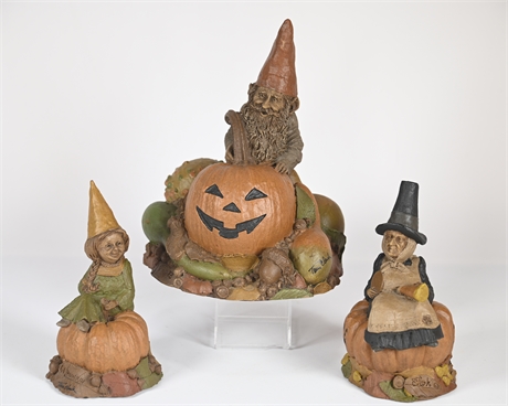 Tom Clark Gnomes Pumpkin, Hal, Cornelia