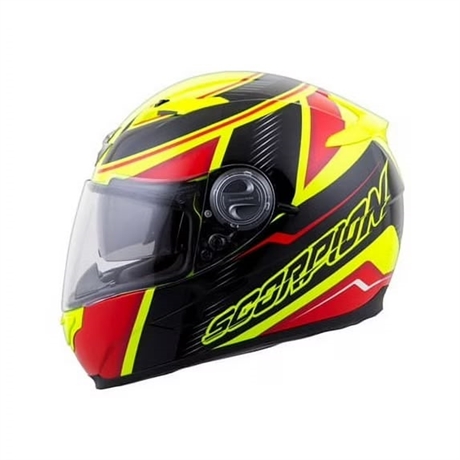 Scorpion EXO-500 Corsica Helmet Red/Neon Sm 50-6513