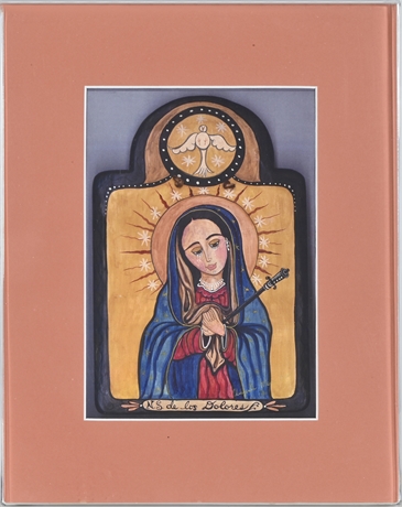 Virginia Maria Romero 'Nuestra Señora de los Dolores' Framed Print