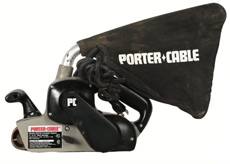 Porter-Cable 352VS Variable Speed Belt Sander – With Case & Diablo Sanding Belts