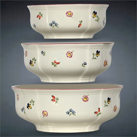 Villeroy & Boch "Petite Fleur" Mixing Bowls