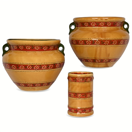 Encatada Flower Pots and Vase Set