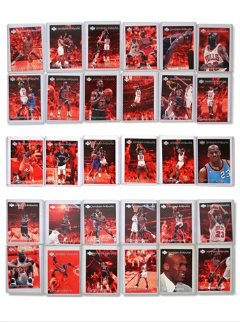 1997 Upper Deck Jordan Tribute MJ Impressions Cards