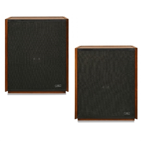 Altec Lansing 879A "Santana" Slate-Top Loudspeakers, Pair — 15" Woofers, 1970s