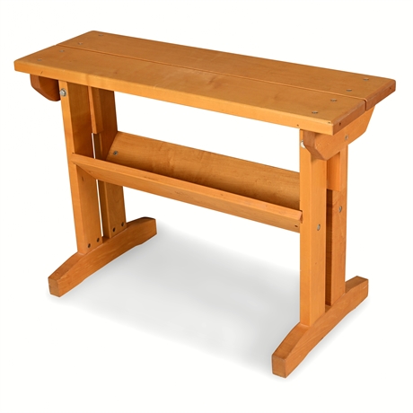 Schacht Spindle Adjustable Loom Bench Solid Wood
