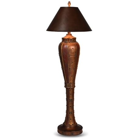 62" Bronze Style Floor Lamp