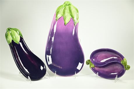 Eggplant Serving Dishes