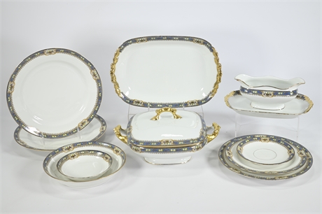 Jean Pouyat Limoges Antique China, Service for 4+