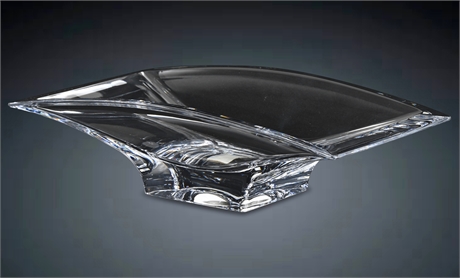 Nambe 11.5" Planar Crystal Bowl by Karim Rashid