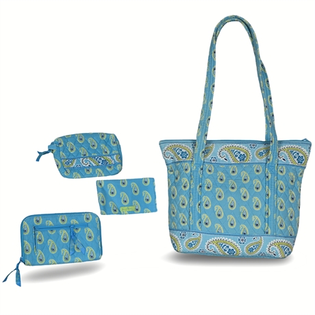 Vera Bradley "Bermuda Blue Paisley" Collection