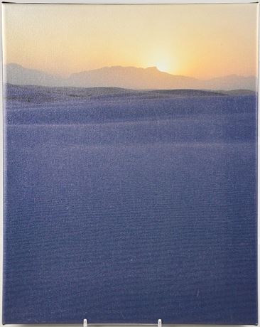 White Sands Dawn Print on Canvas