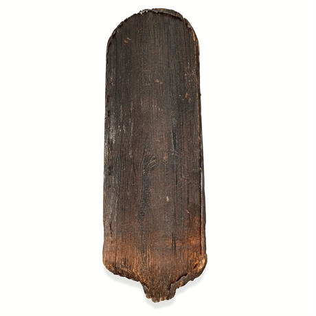 Wooden Tombstone from the Las Cruces Masonic Cemetery
