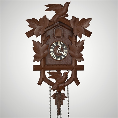 Vintage Huberther Cuckoo Clock - Made in Germany, Triberg