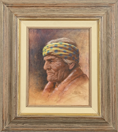 Jim Abeita - Original Portrait in Oil