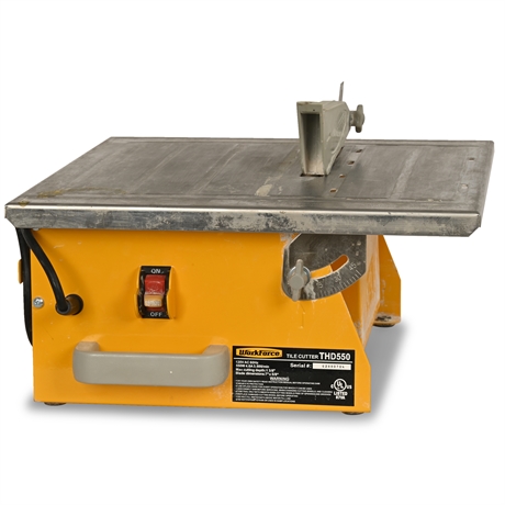 Workforce 7" Tile Wet Saw With Box & Manual