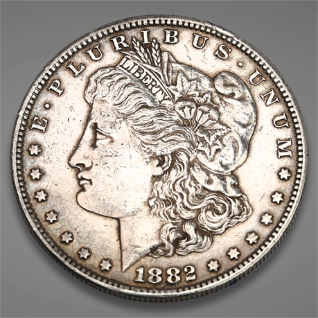 1882 Morgan Silver Dollar San Francisco Mint