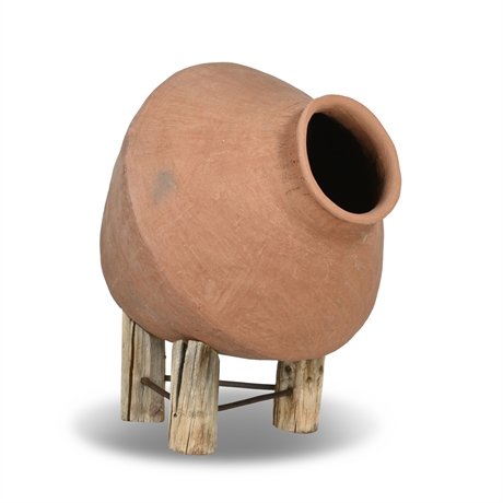 Terracotta Pot with Stand