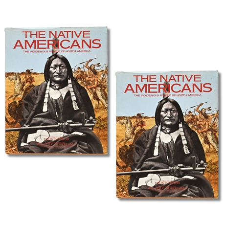 Pair of 500 Nations 1st Ed. & The Native Americans Illustrated Hardcovers