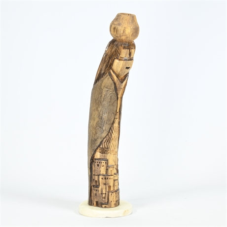 Carved Taos Maiden