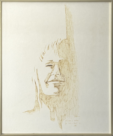 John Dowling (1967) Signed Sketch, “Man as Tree”