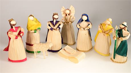 Corn Husk Nativity