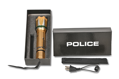 Police Tactical Flashlight and Taser