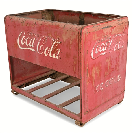 1930's Coca Cola Commercial Chest Cooler