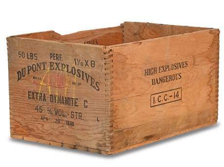 1946 Dynamite Crate