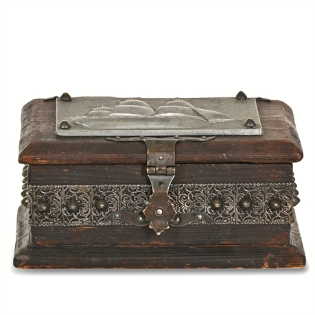 Spanish Colonial Style Nautical Inspired Jewelry Box