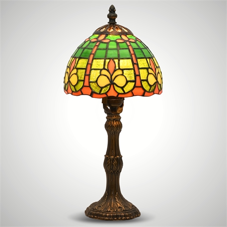 Heyco Stained Glass Table Lamp