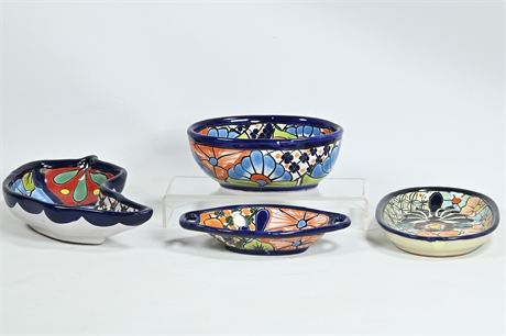 Talavera Appetizer Serving Dishes