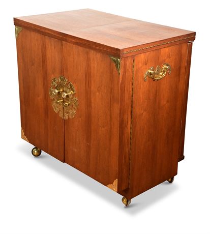 Custom Lauan Wood Sewing Cabinet/Aux Cabinet