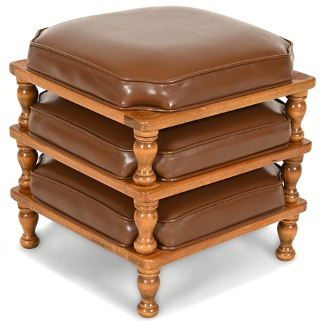 Ethan Allen Stacking Footstools