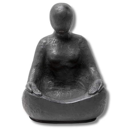 12" Yogini Garden Concrete Statue