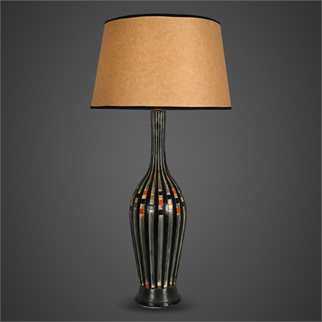 Florence Art 1962 Mid-Century Ceramic Table Lamp