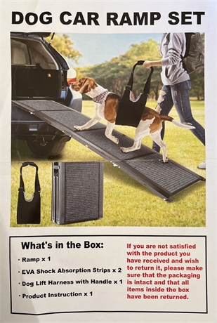 PORTABLE PET RAMP & HARNESS