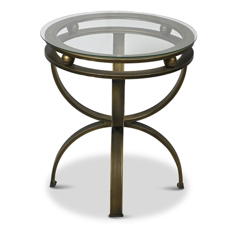 Contemporary Metal Side Table