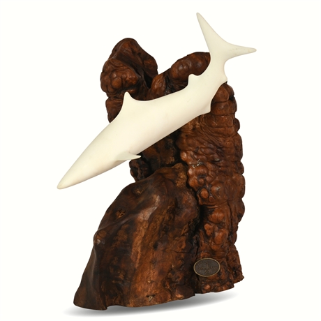 John Perry Blue Shark Sculpture