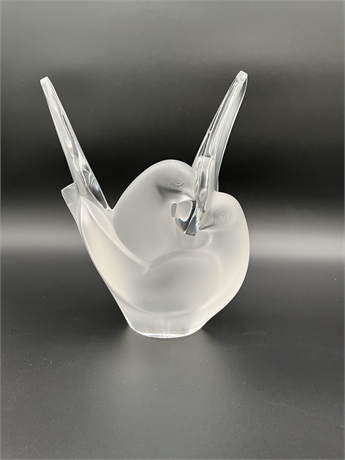 Lalique Sylvie Bird Vase