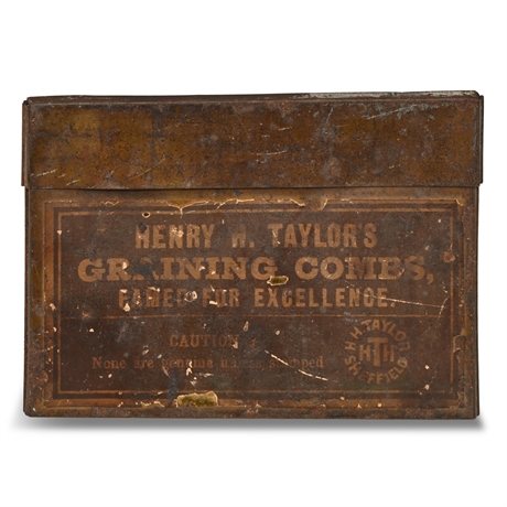 Vintage Henry Taylor's Sheffield Grain Comb Set
