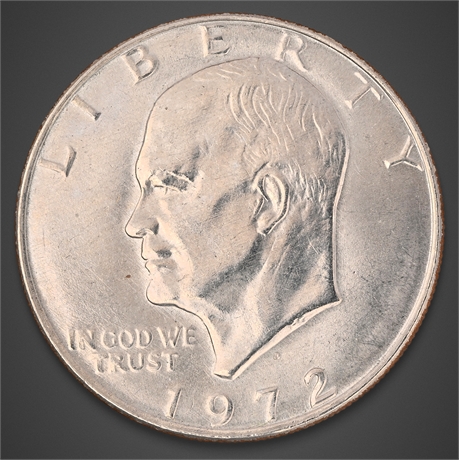 1972-D Eisenhower Dollar – Denver Mint – Copper-Nickel Clad